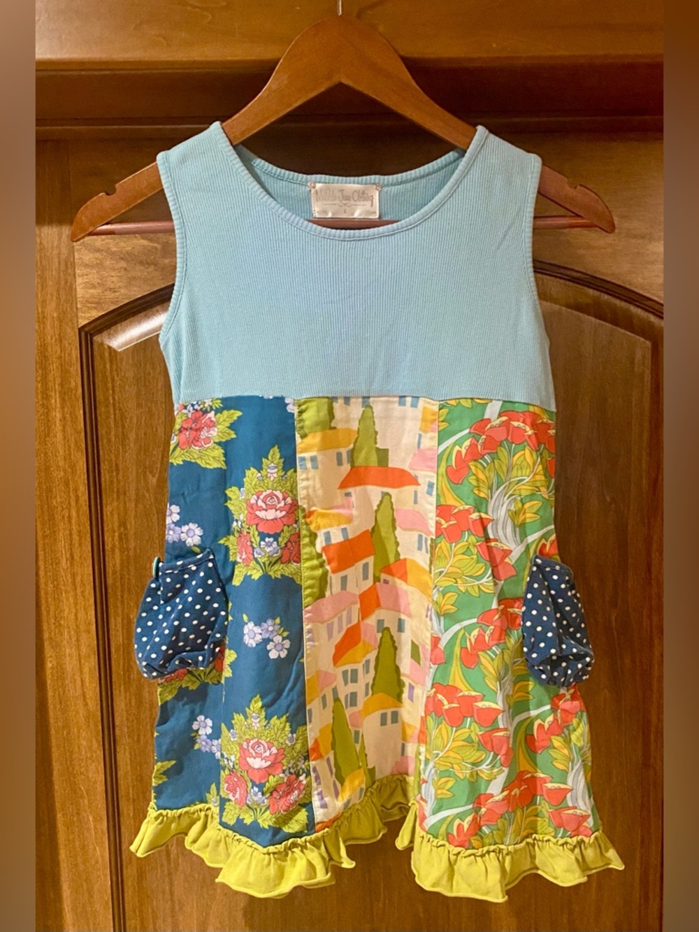 Matilda Jane Blue Patchwork Sundress